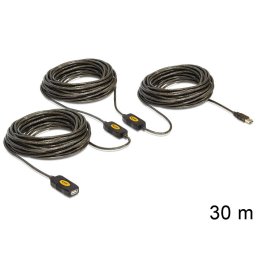 Delock Cable USB 2.0 Extension active 30 m
