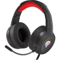 Casti Gaming Genesis Neon 200 RGB, Microfon, Negru