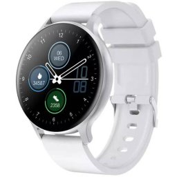 SmartWatch Canyon Badian alb, curea silicon, Alb