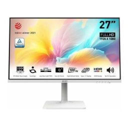 Monitor IPS LED MSI Modern 27" MD2712PW, Full HD (1920 x 1080), HDMI, Boxe, Pivot, 100 Hz, 1 ms, Alb