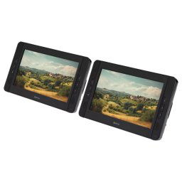 Set DVD portabil DENVER MTW-1098, ecran 10'', USB, SD, geanta transport, negru, 29.3x4x17.3cm