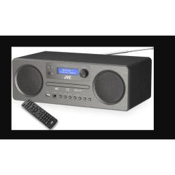 Mini Sistem Audio JVC RD-E861B-DAB, Bluetooth 5.0, CD, USB, DAB+/FM, Gri, 350x210x120mm