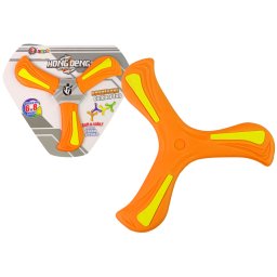 Disc de aruncare zburător Boomerang portocaliu pentru copii