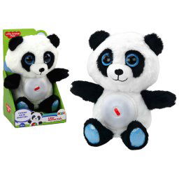 Lampă de leagăn cu urs panda, jucărie de pluș, 30 cm