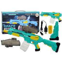 Pușcă cu apă verde automată M416 baterie