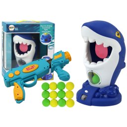 Joc arcade cu bile de pistol cu ​​rechini