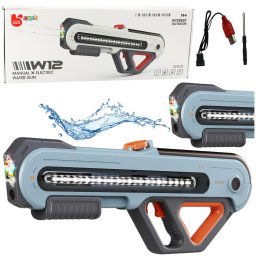 Pușcă mare W12 Linternă electrică cu apă LED gri 60cm