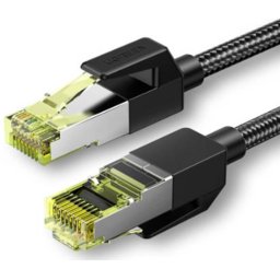 UGREEN NW150 Cat 7 F/FTP Braid Ethernet RJ45 Cable 1m (black)