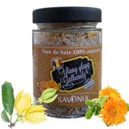 Sare de Baie cu Ylang Ylang si Galbenele 350g Savonia