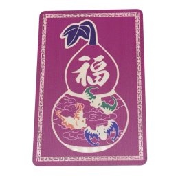 Card Feng Shui din plastic pentru sanatate si abundenta cu Wu Lou