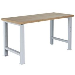Masa de atelier Weld, 84 x 150 x 68,5 cm, gri