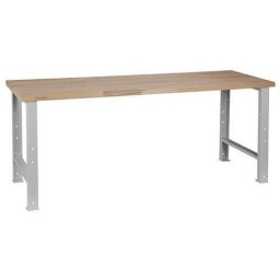 Masa de atelier Weld, 84 x 200 x 68,5 cm, gri