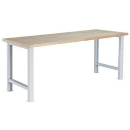 Masa de atelier Weld, 84 x 200 x 80 cm, gri