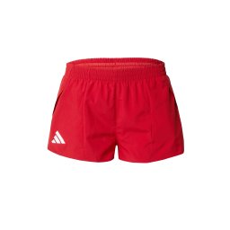 ADIDAS PERFORMANCE Pantaloni sport 'Adizero' roșu / alb