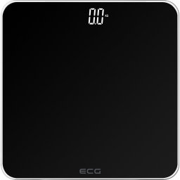 Cantar de persoane ECG OV 1821 negru, 180Kg, sticla