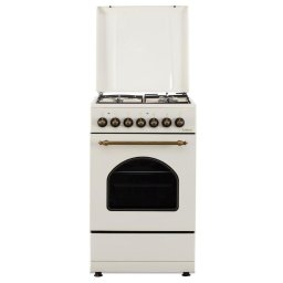 SR550EL3C1, Electric, Gaz, 4 arzatoare, Crem