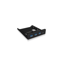 IcyBox 4x Port USB 3.0 Hub (3x USB 3.0, 1x USB Type-C), frontpanel 3.5''
