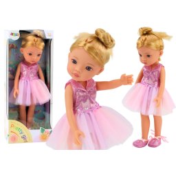 Păpușă Balerină Rochie de păpușă balerină roz 33 cm