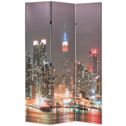 Paravan camera pliabil, 120x170 cm, New York pe timp de noapte GartenMobel Dekor