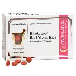 Bio Active Red Yeast Rice, 60 tablete