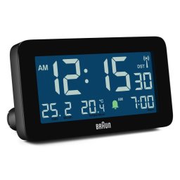 Ceasuri decorative BRAUN BC10 DCF-B Radio alarm clock black