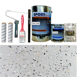 Set Vopsea Epoxidica Gri Deschis Dessert Granite