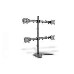 Stand de afisare cvadrupla DIGITUS pentru 4 ecrane TFT 68,5 cm, 27 inch max. 8 kg VESA 75 x 75 si 100 x 100 mm negru