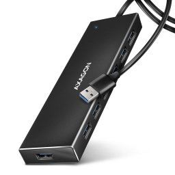 Hub USB AXAGON HUE-F7A, Cablu USB-A