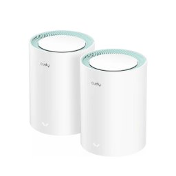 Router wireless Cudy M1300 2-PACK sistem Wi-Fi tip retea Banda dubla (2.4 GHz/ 5 GHz) Wi-Fi 5 (802.11ac) Alb 1 Intern
