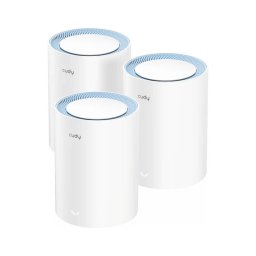 Router wireless Cudy M1200 3-PACK sistem Wi-Fi tip retea Banda dubla (2.4 GHz/ 5 GHz) Wi-Fi 5 (802.11ac) Alb 1 Intern