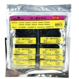 Set garnituri grosime 0,7mm O-RING 31mm-40mm - 500 bucati