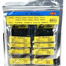 Set garnituri grosime 0,8mm O-RING 31mm-40mm - 500 bucati