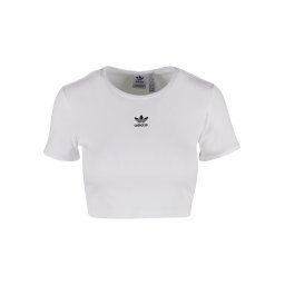ADIDAS ORIGINALS Tricou 'Ess' negru / alb