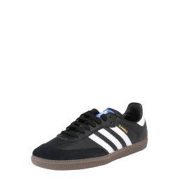ADIDAS ORIGINALS Sneaker low 'Samba' albastru / auriu / negru / alb