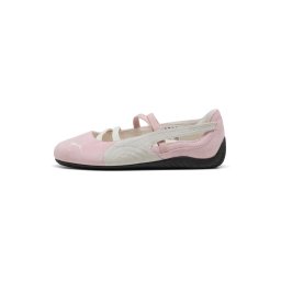PUMA Balerini cu curea glezna 'Speedcat' roz / alb lână