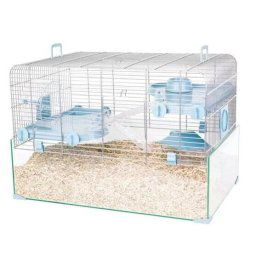 Custi, tarcuri si colivii Cusca pentru hamsteri Panas Color 60, albastra