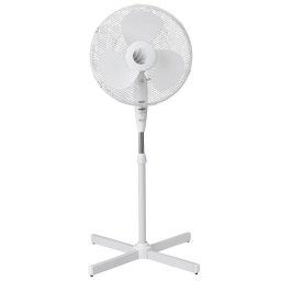 Ventilator cu picior FS 40A, 50W, 40cm, 3 viteze, silentios Alb