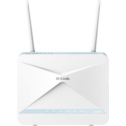 Router Wireless Gigabit D-LINK G416 Eagle Pro AI AX1500, Wi-Fi 6, Dual-Band 1201 + 300 Mbps, 4G LTE, alb