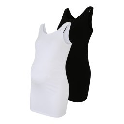Only Maternity Top negru / alb