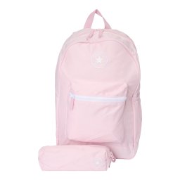 CONVERSE Rucsac roz deschis / alb