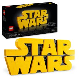 Logoul Star Wars din caramizi