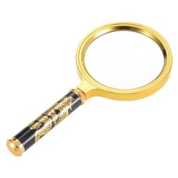 Lupa clasica cu maner 70 mm model dragon AURIU