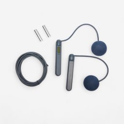 Coardă de sărit 800 contorizator dublu Fitness cardio Negru