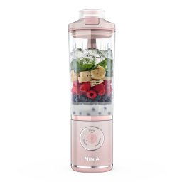 Blender portabil fara fir Blast Max BC251, 570ml, roz Ninja