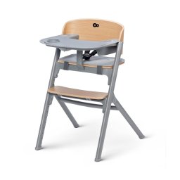 Scaun de masă pentru copii KINDERKRAFT SELECT 3 în 1 LIVY Premium oak