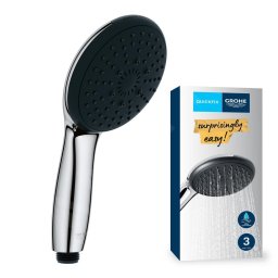 Para de dus Grohe Vitalio Start 110, universala, 3 functii, 110 mm, crom-26031001