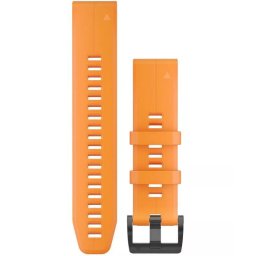 Curea din silicon Garmin 010-12863-01, Quickfit, 22mm, Portocaliu