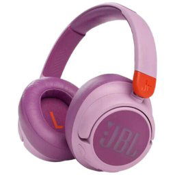 Casti audio over-ear pentru copii JBL JR460NC, Bluetooth, Active Noise Cancelling, Microfon, Roz