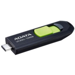 Stick USB A-DATA ACHO-UC300-128G-RBK, 128GB, USB-C (Negru/Verde)