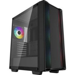 Carcasa Deepcool CC560, V2, Mid Tower, ARGB, Negru